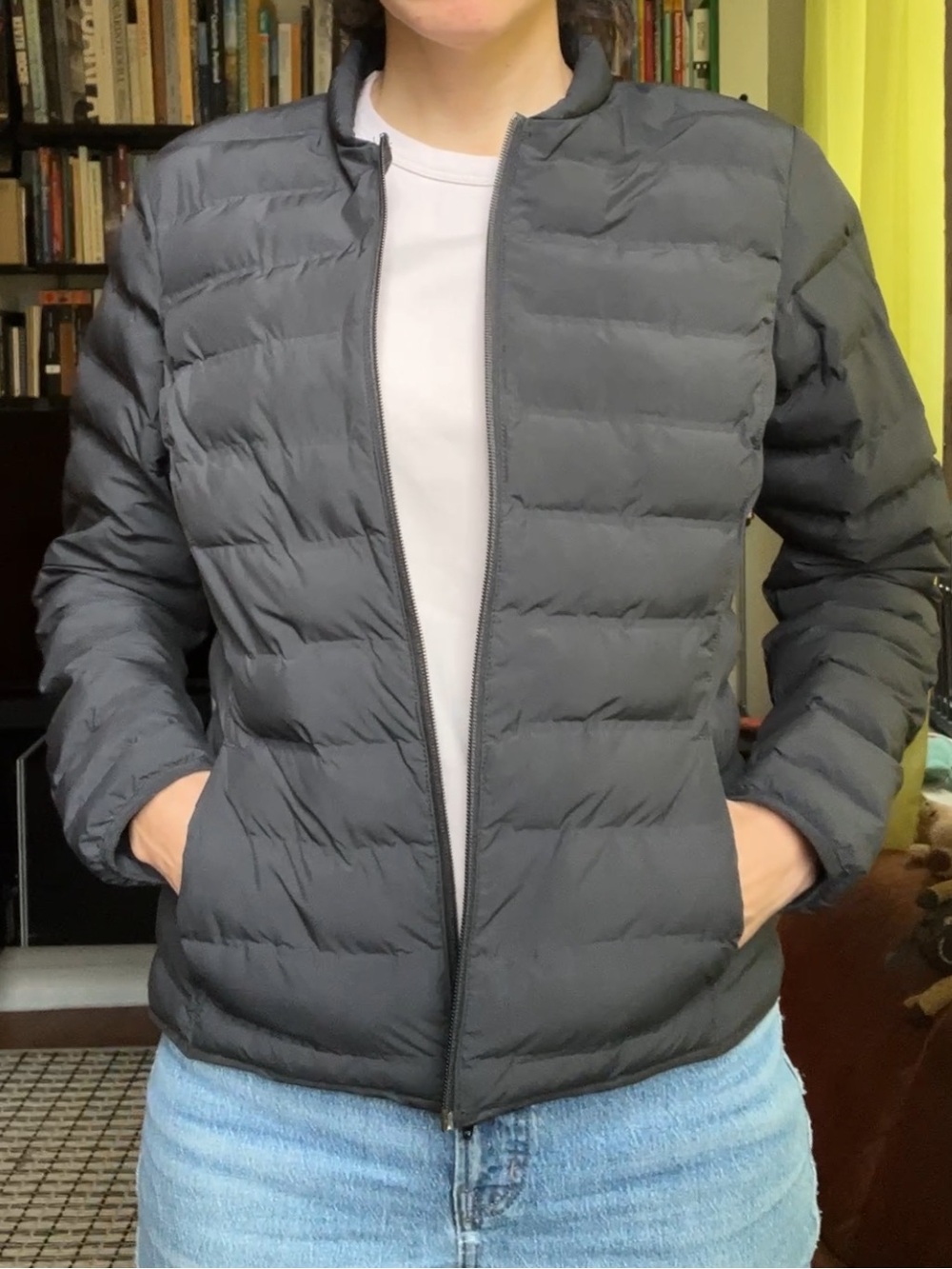 Helly Hansen Womens Mono Material Black Lightweight Puffer Jacket